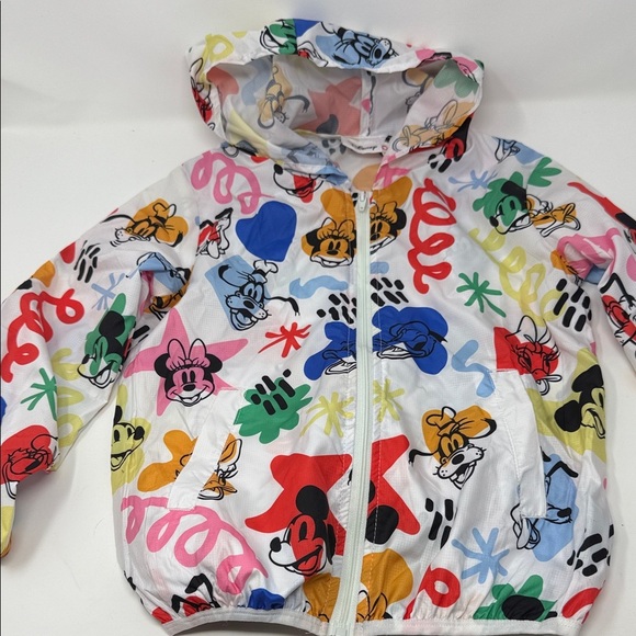 Disney PatPat Colorful Cartoon windbreaker jacket for Kids Size 5-6y Minnie - Picture 1 of 6